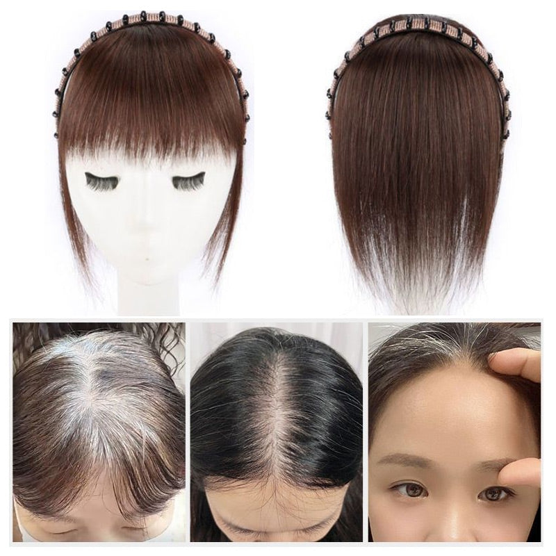 🌈Synthetic Hair Fringe with Hair Band🌸