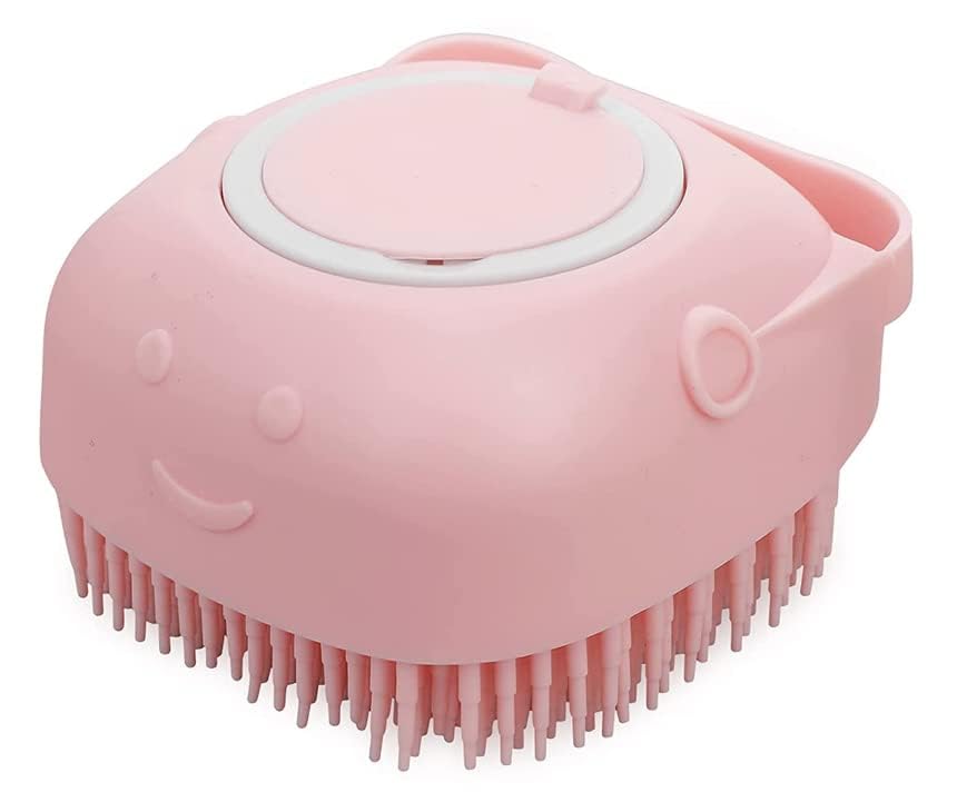 Pet Bath Massage Brush Puppy Dog Cat Grooming Cleaning Soft