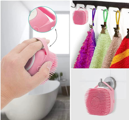 Pet Bath Massage Brush Puppy Dog Cat Grooming Cleaning Soft