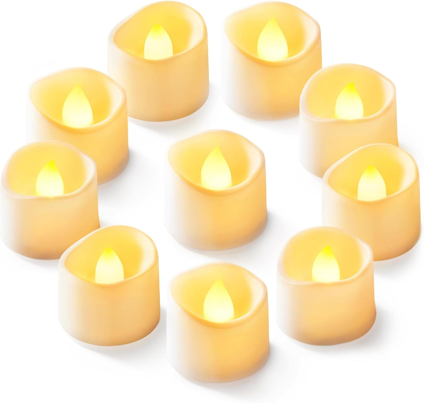 24 flickering flameless candles, simulated LED tea candles, suitable for various festival and event venues.