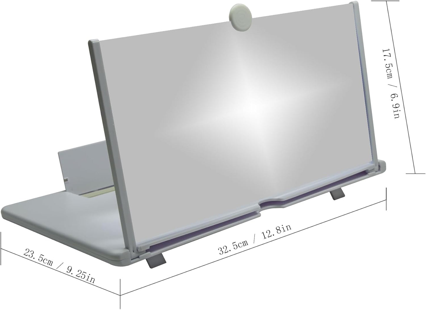 12-inch mobile screen magnifier compatible with all smartphones