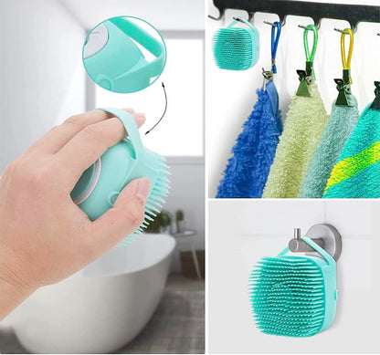 Pet Bath Massage Brush Puppy Dog Cat Grooming Cleaning Soft