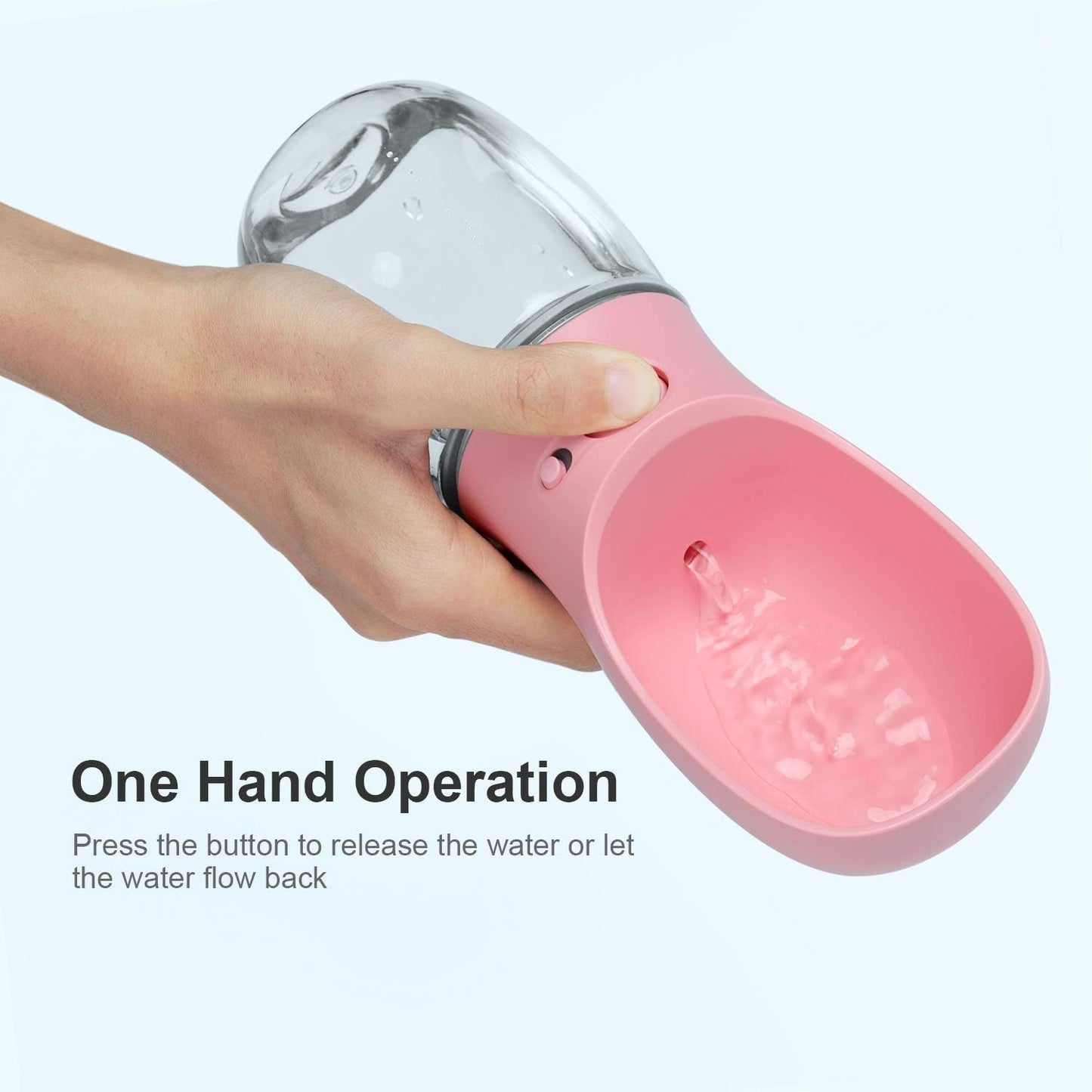 Portable Pet Travel Water Bottle for Cats and Dogs