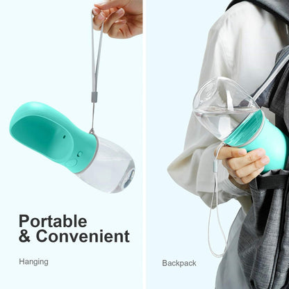Portable Pet Travel Water Bottle for Cats and Dogs