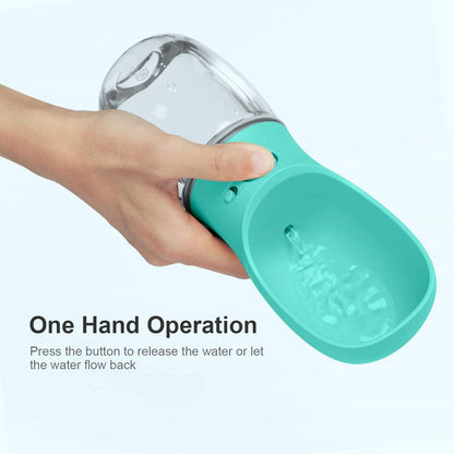 Portable Pet Travel Water Bottle for Cats and Dogs