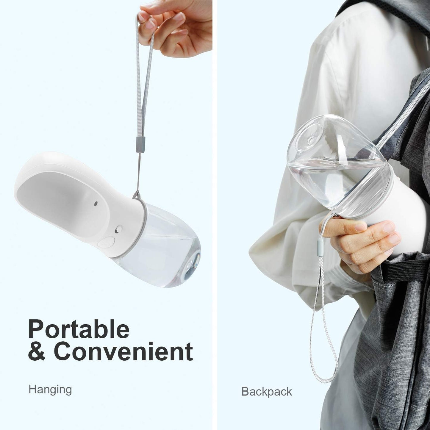 Portable Pet Travel Water Bottle for Cats and Dogs