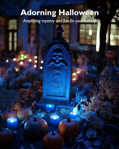 24 flickering flameless candles, simulated LED tea candles, suitable for various festival and event venues.