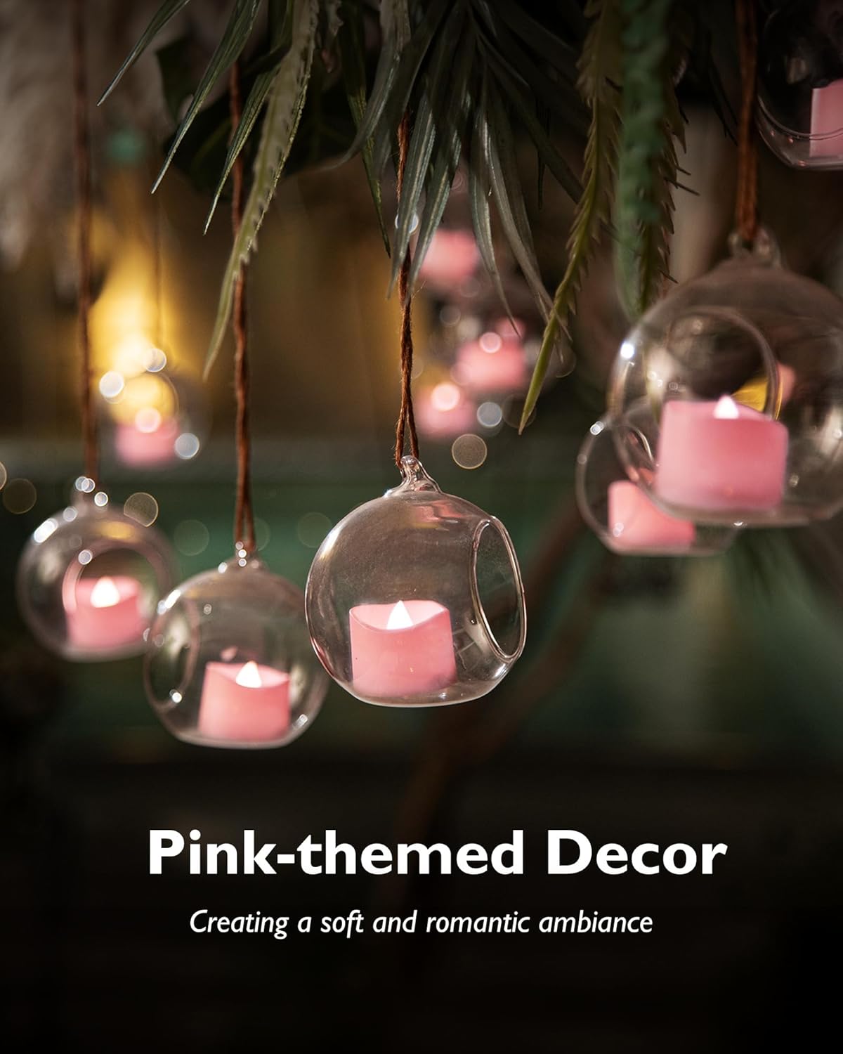 24 flickering flameless candles, simulated LED tea candles, suitable for various festival and event venues.