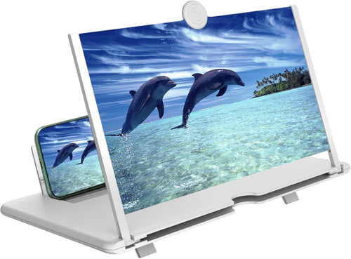 12-inch mobile screen magnifier compatible with all smartphones
