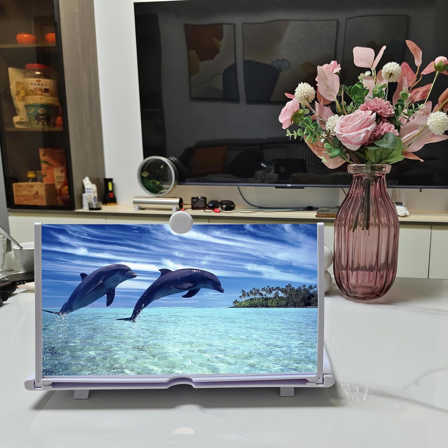 12-inch mobile screen magnifier compatible with all smartphones