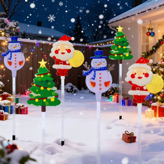 Christmas decorations 40% off, solar-powered LED lighting effects.
