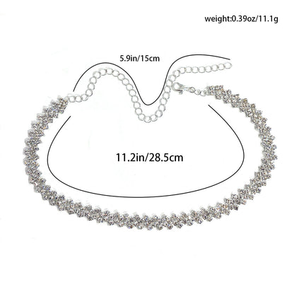 Classic crystal necklaces, party jewelry